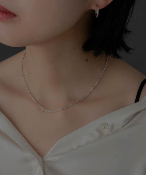 SMELLY / スメリー ネックレス・ペンダント・チョーカー | so’　twist chain necklace | 詳細1