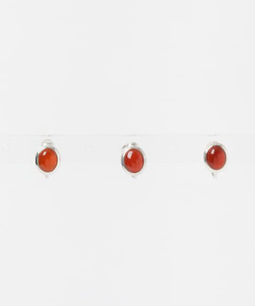 SMELLY / スメリー ピアス・イヤリング | so’　carnelian oval earring | 詳細12