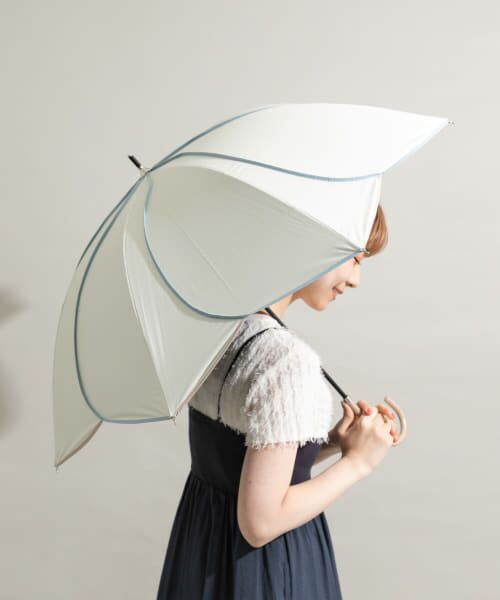 SMELLY / スメリー 傘 | because　晴雨兼用パイピングフラワー | 詳細1