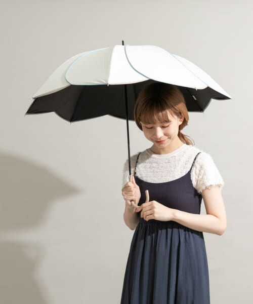 SMELLY / スメリー 傘 | because　晴雨兼用パイピングフラワー | 詳細4