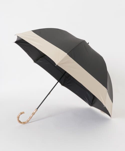 SMELLY / スメリー 傘 | because　晴雨兼用バンブーハンドルバイカラー | 詳細13
