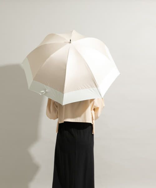 SMELLY / スメリー 傘 | because　晴雨兼用バンブーハンドルバイカラー | 詳細2