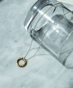 so’　plate ring necklace