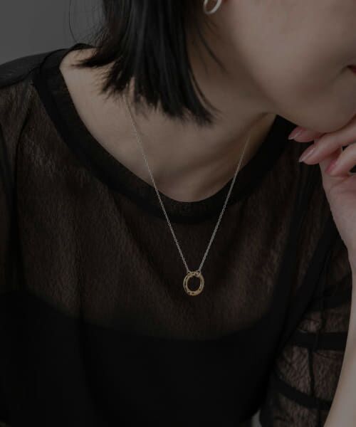 SMELLY / スメリー ネックレス・ペンダント・チョーカー | so’　plate ring necklace | 詳細3