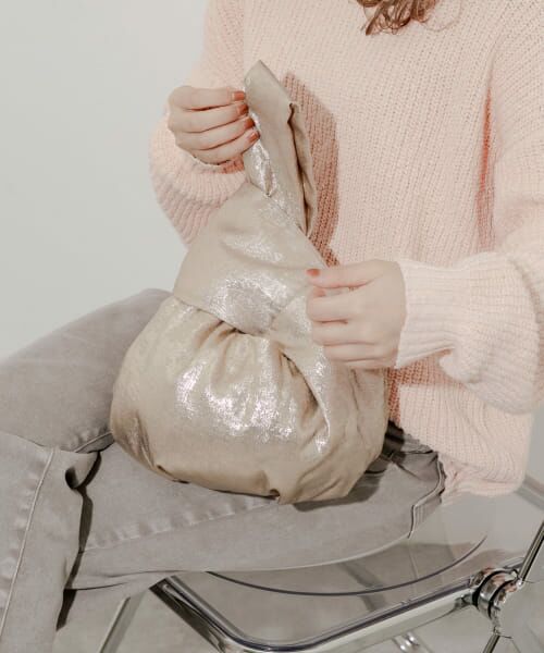 SMELLY/スメリー 『WEB/一部店舗限定』メタリックサークルバッグ GLD - SMELLY/スメリー 『WEB/一部店舗限定』メタリックサークルバッグ GLD -