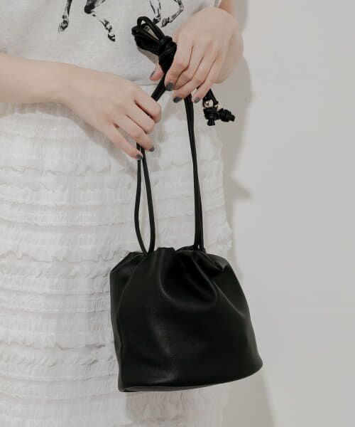 SMELLY/スメリー サークルキンチャクショルダー BLK - SMELLY/スメリー サークルキンチャクショルダー BLK -