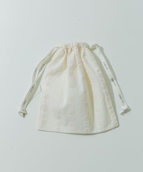SMELLY/スメリー 『WEB/一部店舗限定』プリントキンチャクポーチ EMBROIDERY S SMELLY/スメリー 『WEB/一部店舗限定』プリントキンチャクポーチ EMBROIDERY S