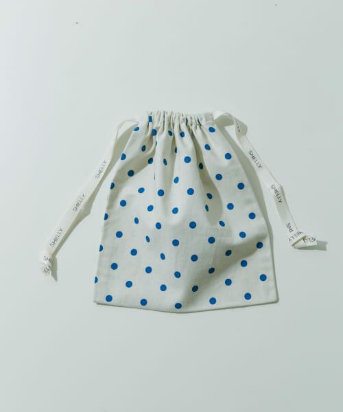 SMELLY/スメリー 『WEB/一部店舗限定』プリントキンチャクポーチ DOT S SMELLY/スメリー 『WEB/一部店舗限定』プリントキンチャクポーチ DOT S