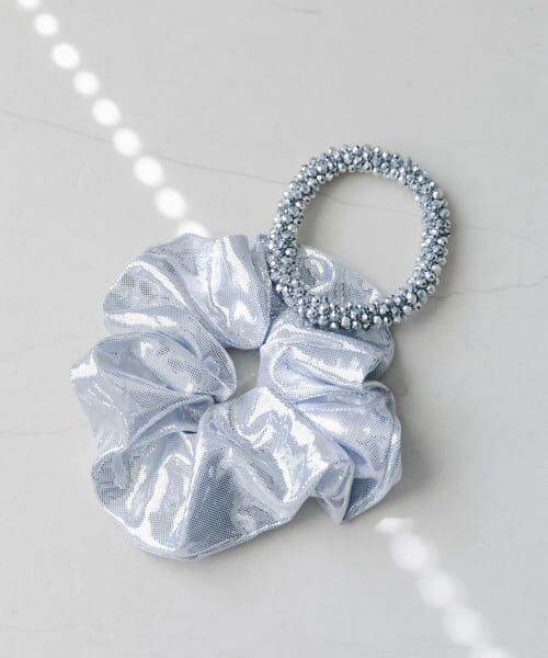 SMELLY/スメリー メタリック2セットヘアゴム SLV - SMELLY/スメリー メタリック2セットヘアゴム SLV -