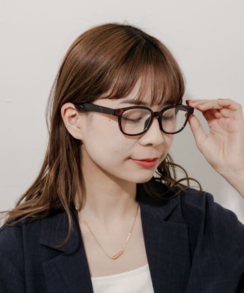 SMELLY/スメリー ウェリントンタイプダテメガネ DEMI - SMELLY/スメリー ウェリントンタイプダテメガネ DEMI -