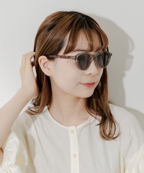 SMELLY/スメリー ボストンシェイプサングラス G.CLR - SMELLY/スメリー ボストンシェイプサングラス G.CLR -