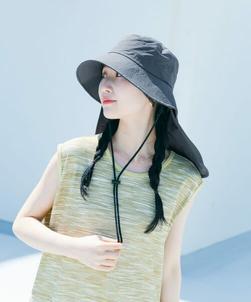 【Cider】フローラル バケット ハット 24SS】UNISEX ドライフラワープリント バケットハット ダスト