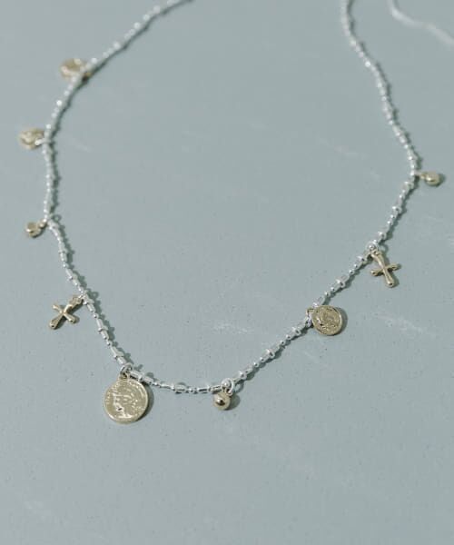 SMELLY/スメリー メタルモチーフネックレス SLV - SMELLY/スメリー メタルモチーフネックレス SLV -