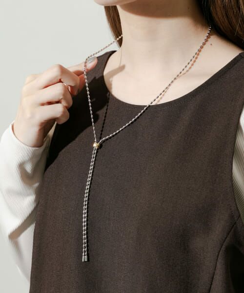 SMELLY/スメリー コンビスライドYネックレス SLV/GLD - SMELLY/スメリー コンビスライドYネックレス SLV/GLD -