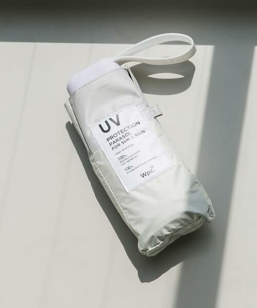 SMELLY/スメリー Wpc. UV100%折り畳み傘 オフホワイト FREE SMELLY/スメリー Wpc. UV100%折り畳み傘 オフホワイト FREE
