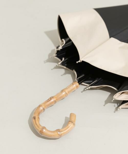 SMELLY / スメリー 傘 | because　晴雨兼用バンブーハンドルバイカラー | 詳細10