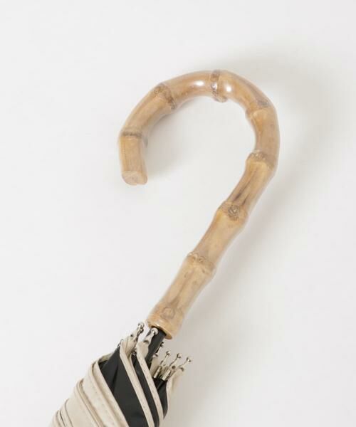 SMELLY / スメリー 傘 | because　晴雨兼用バンブーハンドルバイカラー | 詳細17