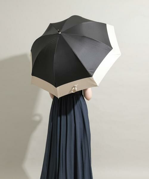 SMELLY / スメリー 傘 | because　晴雨兼用バンブーハンドルバイカラー | 詳細8