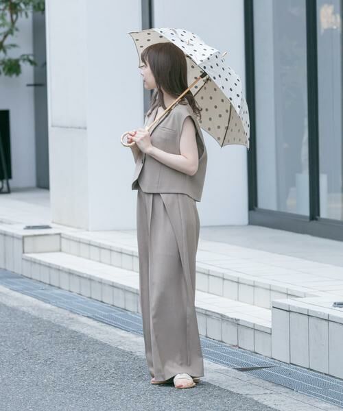 SMELLY / スメリー 傘 | because　ドットバンブー長傘 | 詳細6