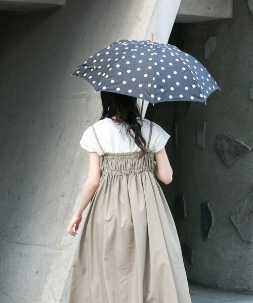 SMELLY / スメリー 傘 | because　ドットバンブー長傘 | 詳細15