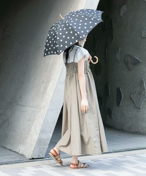 SMELLY / スメリー 傘 | because　ドットバンブー長傘 | 詳細18