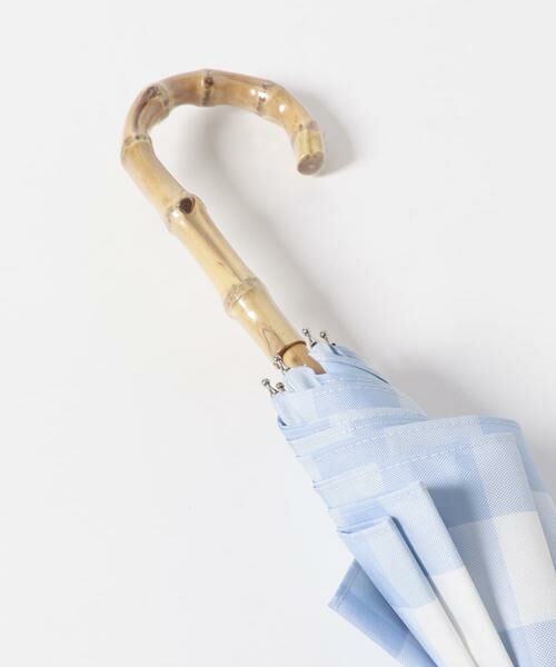 SMELLY / スメリー 傘 | because　ギンガムチェックバンブー長傘 | 詳細11