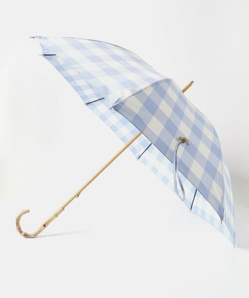 SMELLY / スメリー 傘 | because　ギンガムチェックバンブー長傘 | 詳細6