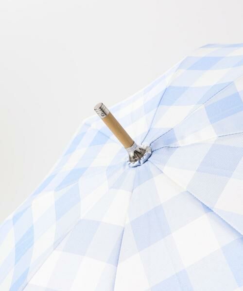 SMELLY / スメリー 傘 | because　ギンガムチェックバンブー長傘 | 詳細8