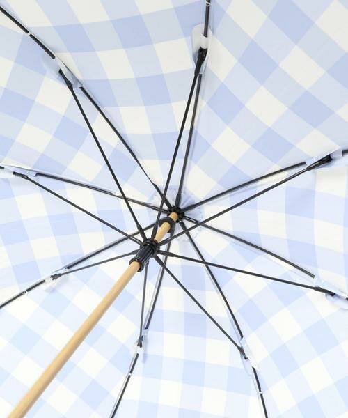 SMELLY / スメリー 傘 | because　ギンガムチェックバンブー長傘 | 詳細9
