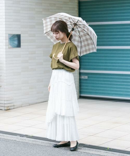 SMELLY / スメリー 傘 | because　ギンガムチェックバンブー長傘 | 詳細15