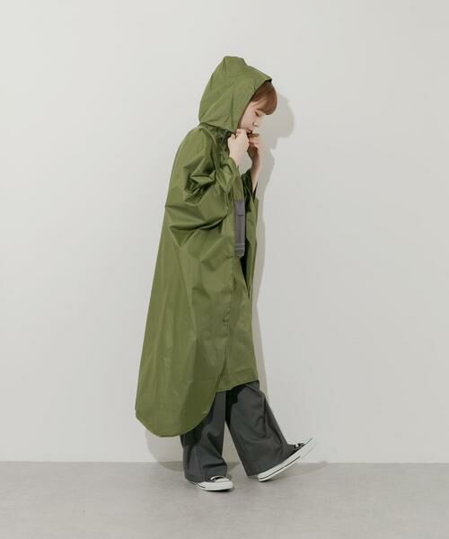 SMELLY / スメリー ポンチョ | Wpc.　ユニセックス バイカラーパッカブルポンチョ | 詳細4
