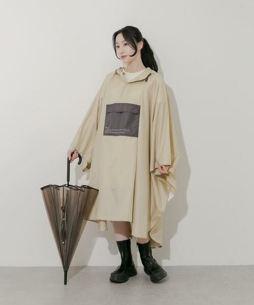 SMELLY / スメリー ポンチョ | Wpc.　ユニセックス バイカラーパッカブルポンチョ | 詳細12