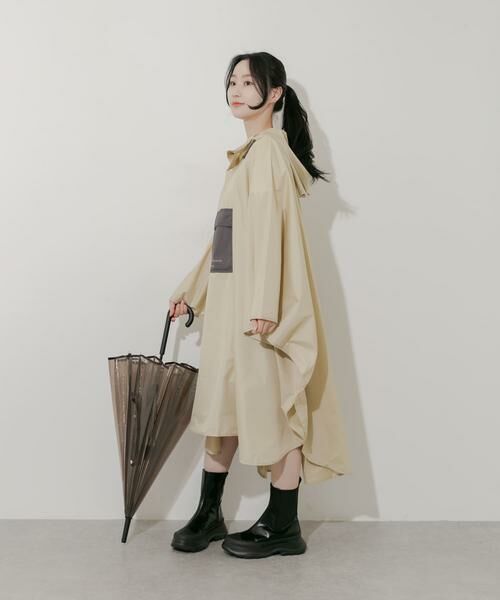 SMELLY / スメリー ポンチョ | Wpc.　ユニセックス バイカラーパッカブルポンチョ | 詳細13