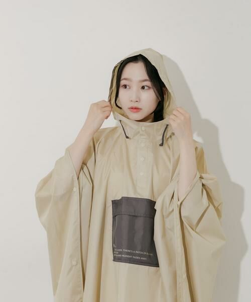 SMELLY / スメリー ポンチョ | Wpc.　ユニセックス バイカラーパッカブルポンチョ | 詳細16