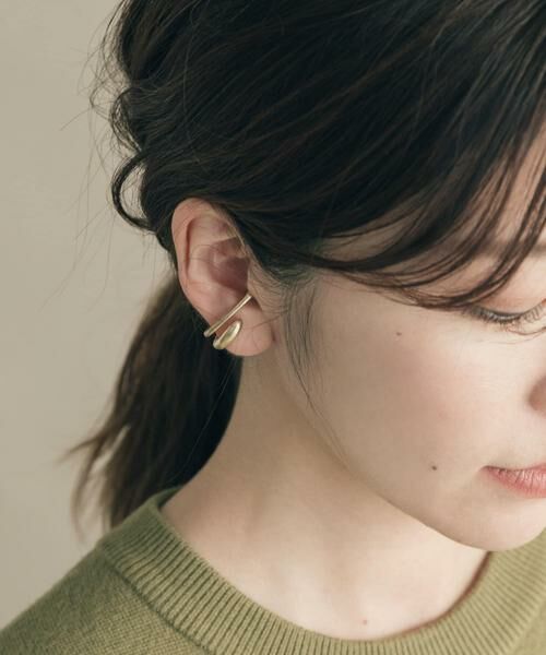 SMELLY / スメリー ピアス・イヤリング | ツインラインイヤカフ | 詳細1