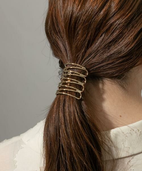 SMELLY / スメリー ヘアゴム・シュシュ | メタルモヨウヘアカフ | 詳細11