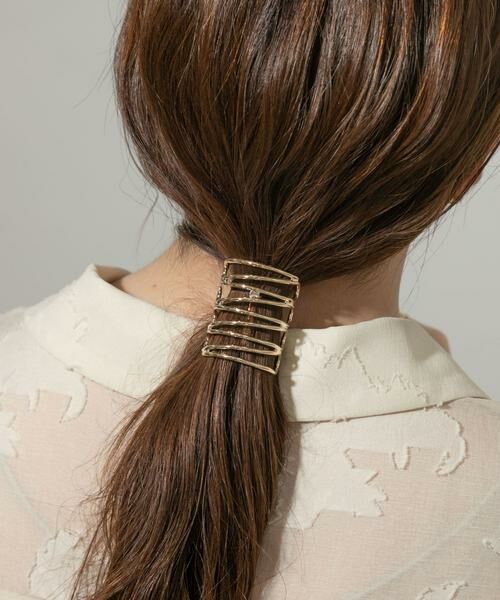 SMELLY / スメリー ヘアゴム・シュシュ | メタルモヨウヘアカフ | 詳細12