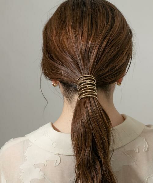 SMELLY / スメリー ヘアゴム・シュシュ | メタルモヨウヘアカフ | 詳細13