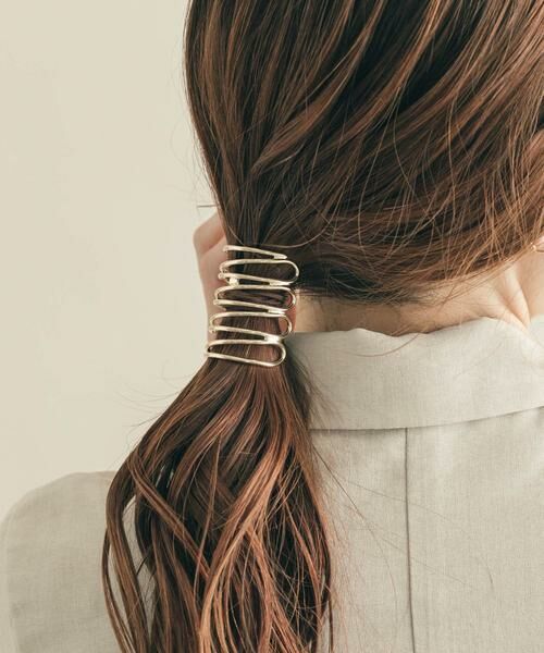 SMELLY / スメリー ヘアゴム・シュシュ | メタルモヨウヘアカフ | 詳細6