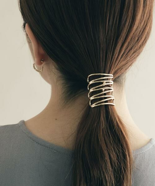 SMELLY / スメリー ヘアゴム・シュシュ | メタルモヨウヘアカフ | 詳細9