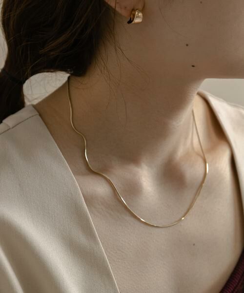 SMELLY / スメリー ネックレス・ペンダント・チョーカー | シンプルスネークチェーンネックレス | 詳細1