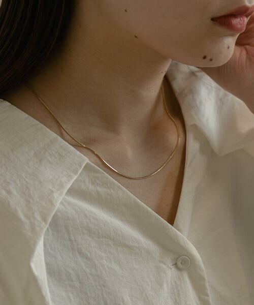 SMELLY / スメリー ネックレス・ペンダント・チョーカー | シンプルスネークチェーンネックレス | 詳細2