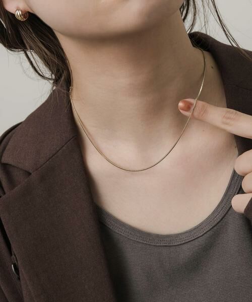 SMELLY / スメリー ネックレス・ペンダント・チョーカー | シンプルスネークチェーンネックレス | 詳細7