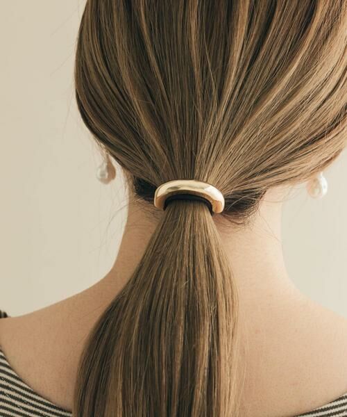 SMELLY / スメリー ヘアゴム・シュシュ | メタルカーブヘアポニー | 詳細1