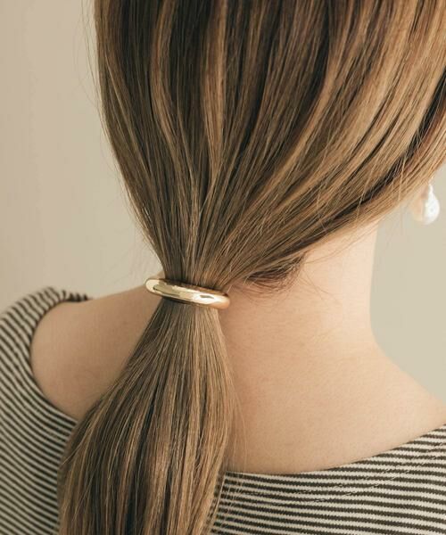 SMELLY / スメリー ヘアゴム・シュシュ | メタルカーブヘアポニー | 詳細2