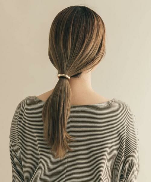 SMELLY / スメリー ヘアゴム・シュシュ | メタルカーブヘアポニー | 詳細3