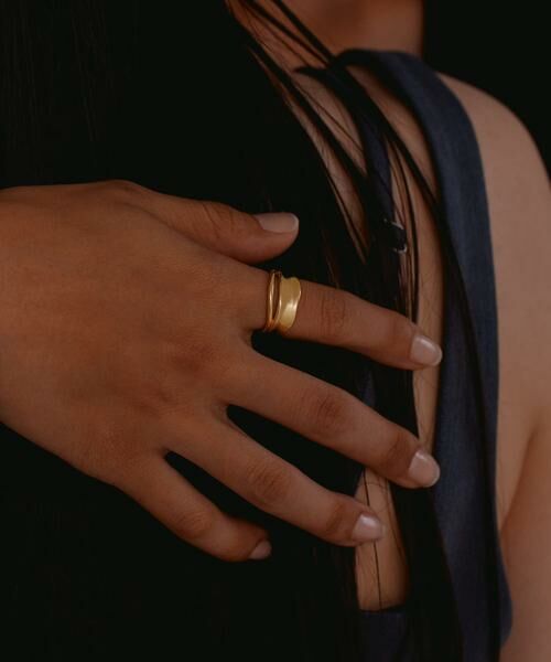 SMELLY / スメリー リング | SMELLY so’　double line ring | 詳細1