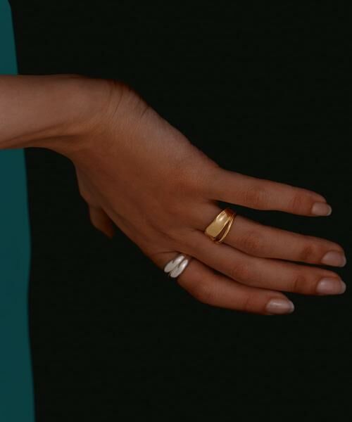 SMELLY / スメリー リング | SMELLY so’　double line ring | 詳細3