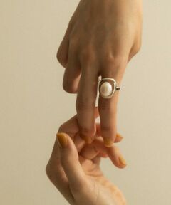 SMELLY / スメリー リング | SMELLY so’　pearl round ring