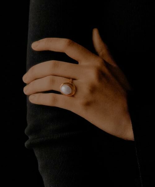 SMELLY/スメリー SMELLY so' pearl round ring ゴールド -